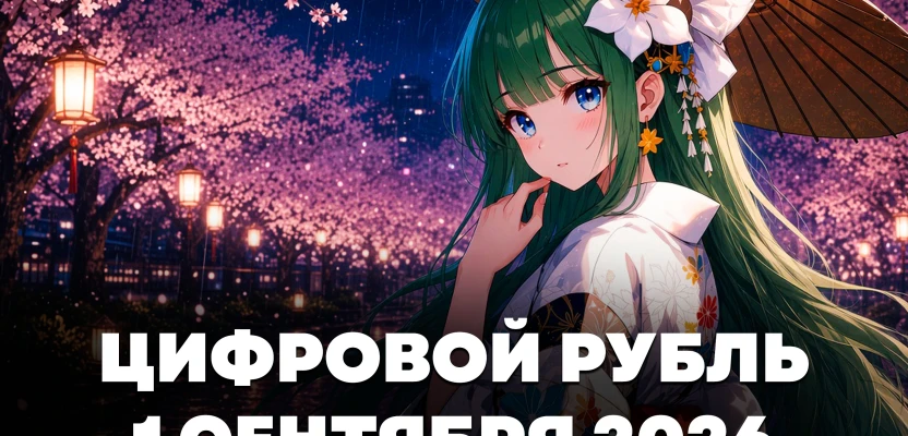 Цифровой рубль 1 сентября 2026