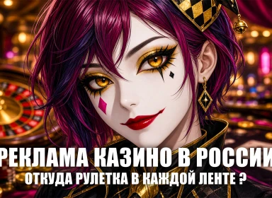 Реклама казино в России, откуда рулетка в каждой ленте ?